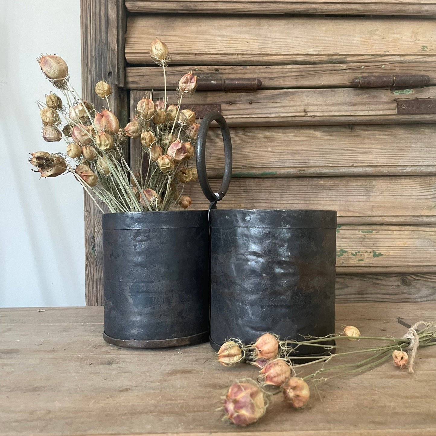 THE MALLI DOUBLE - RECLAIMED STORAGE POT