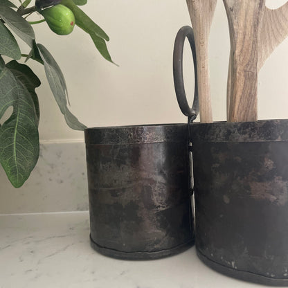 THE MALLI DOUBLE - RECLAIMED STORAGE POT