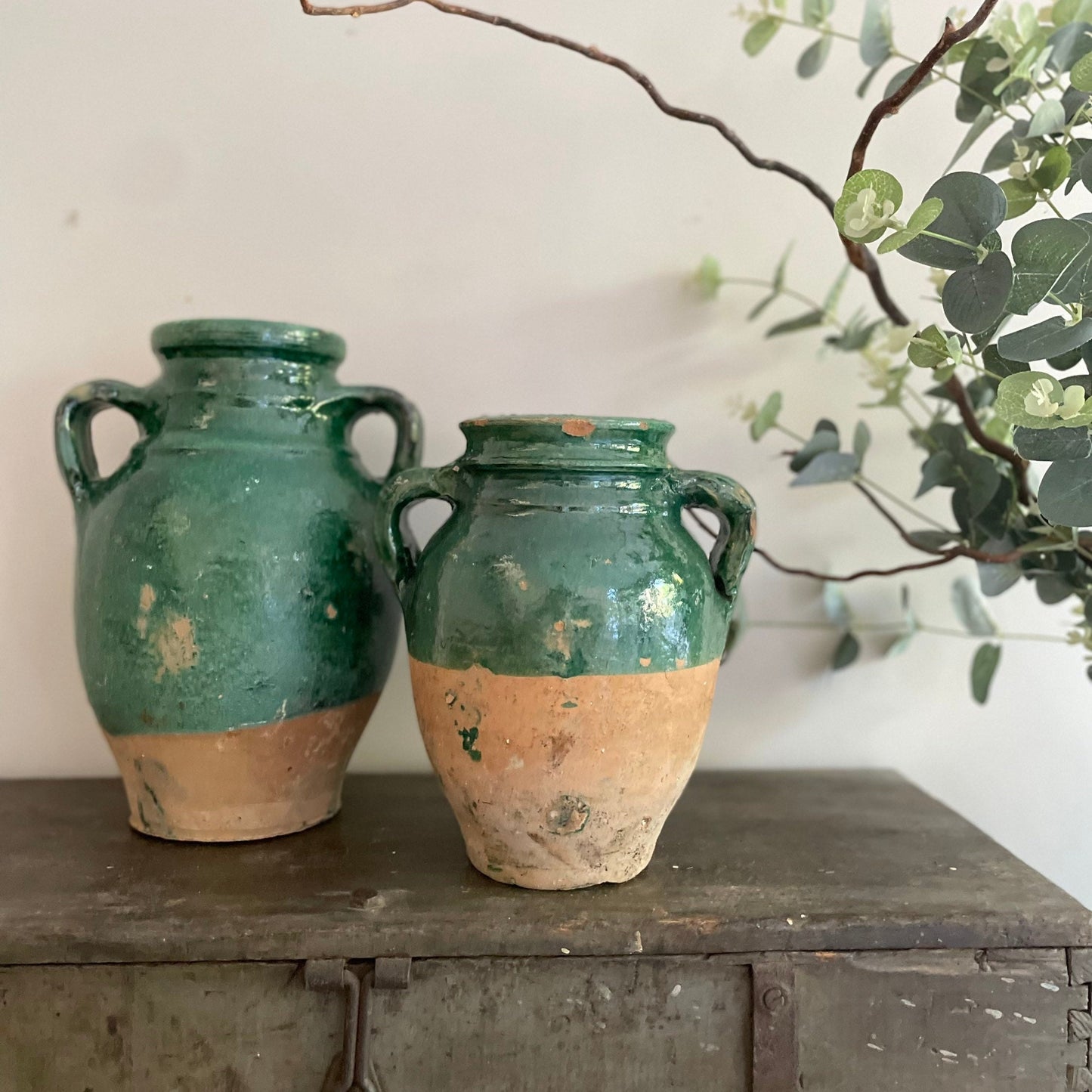 THE YESIL POT - RUSTIC GLAZED URN