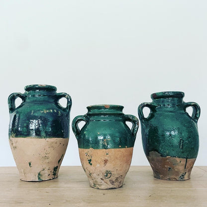 THE YESIL POT - RUSTIC GLAZED URN