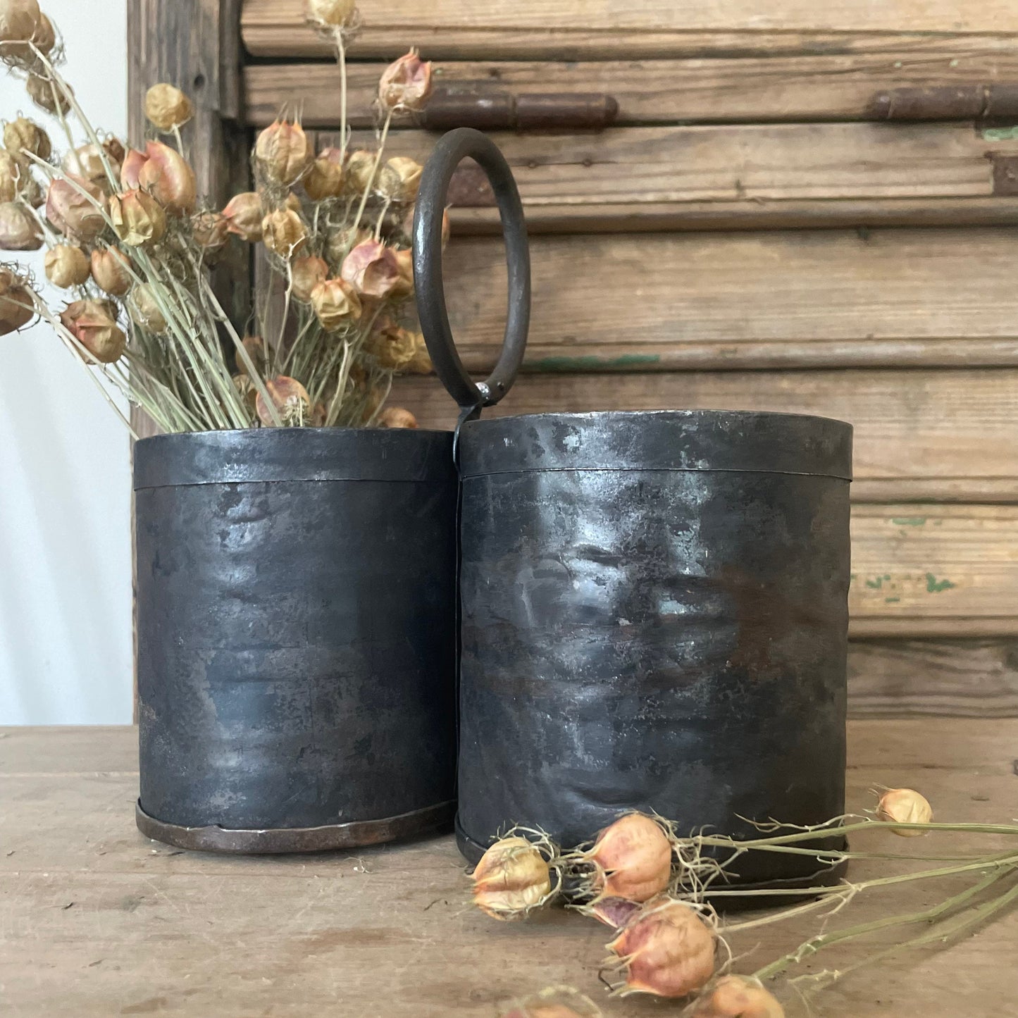 THE MALLI DOUBLE - RECLAIMED STORAGE POT