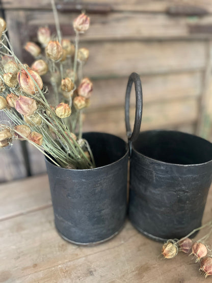 THE MALLI DOUBLE - RECLAIMED STORAGE POT