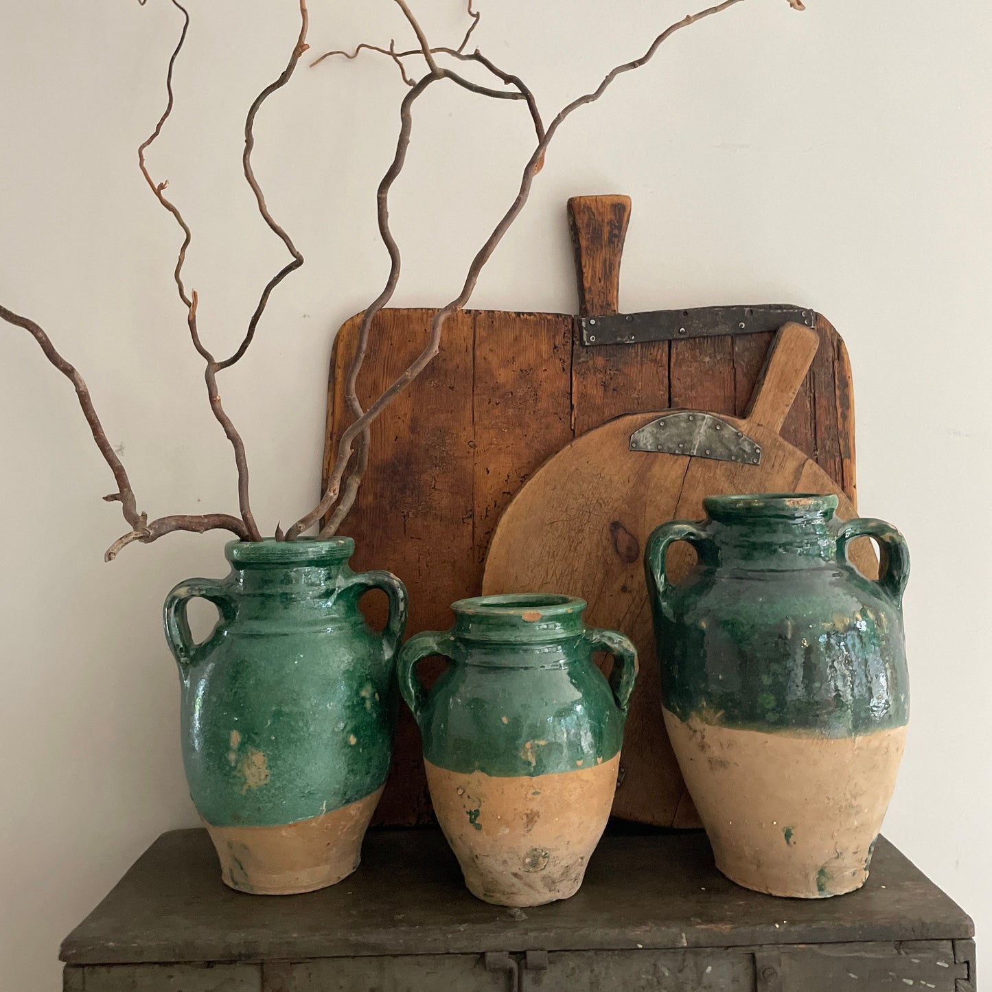 THE YESIL POT - RUSTIC GLAZED URN