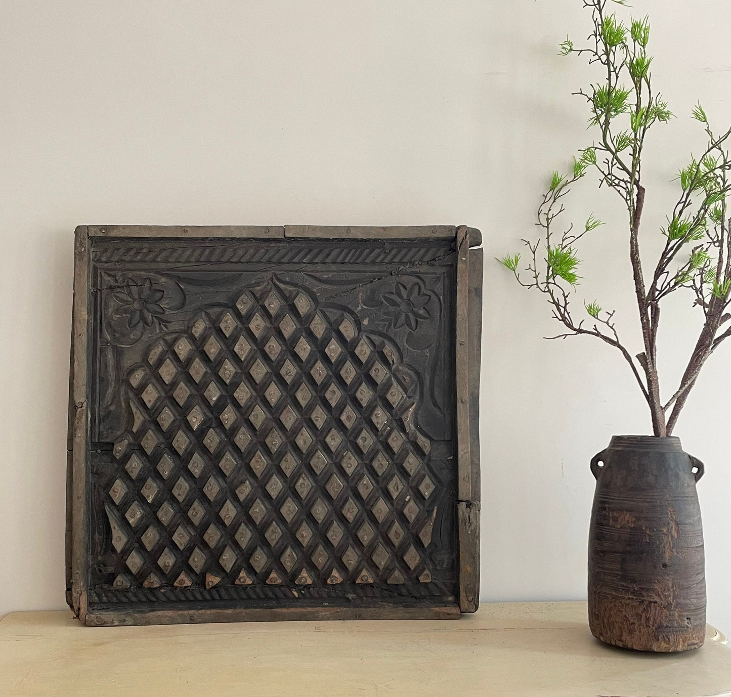 ANCIENT WOODEN PANEL