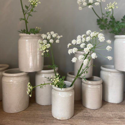 VINTAGE MARMALADE POTS - lipped