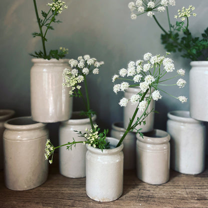 VINTAGE MARMALADE POTS - lipped