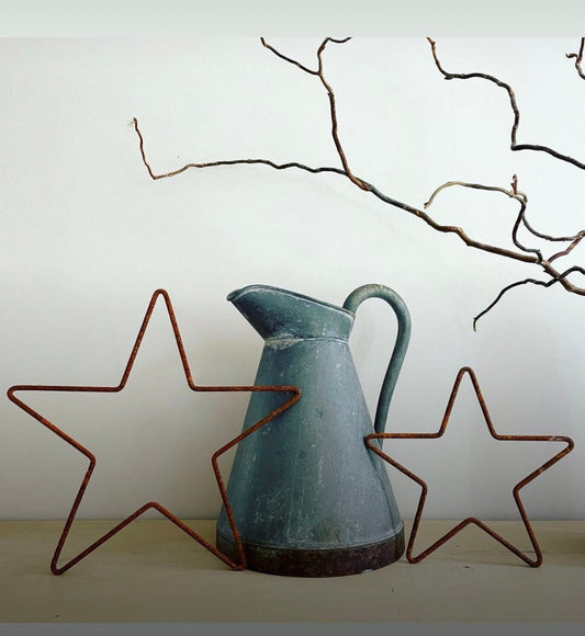 Vintage Pitcher / Zinc Jug / Vintage Kitchenware / Kitchenalia / Vintage Pitcher / Rustic Decor / Kitchen Decor / Farmhouse Decor